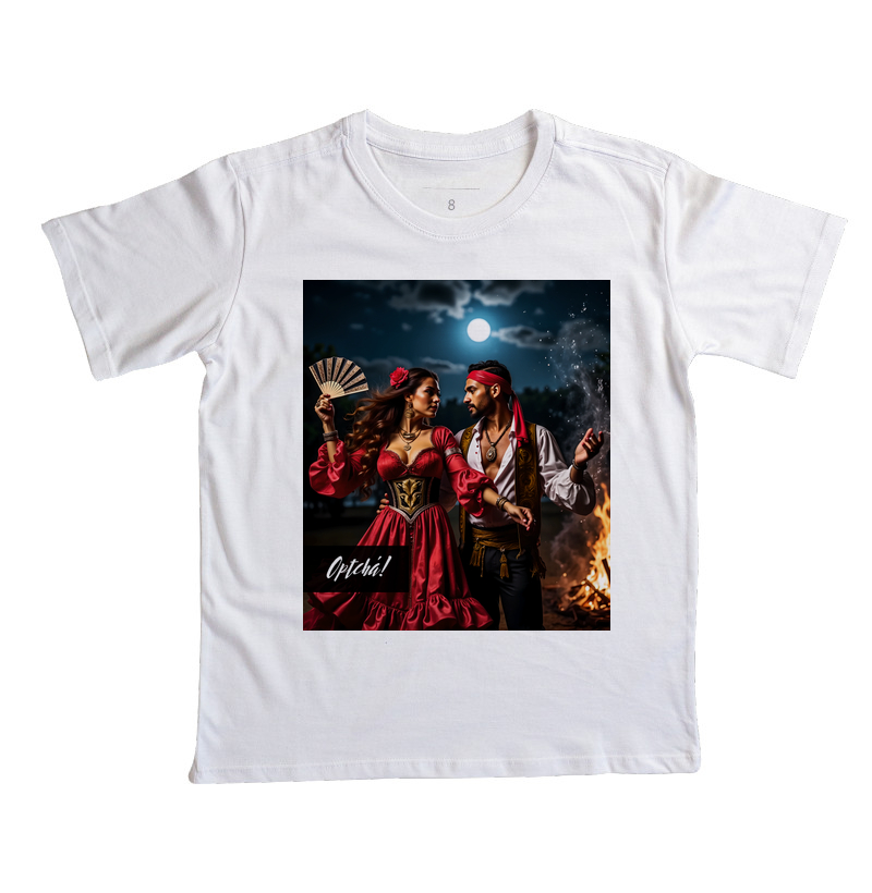 Camiseta infantil - Casal de Ciganos - Imagem 3