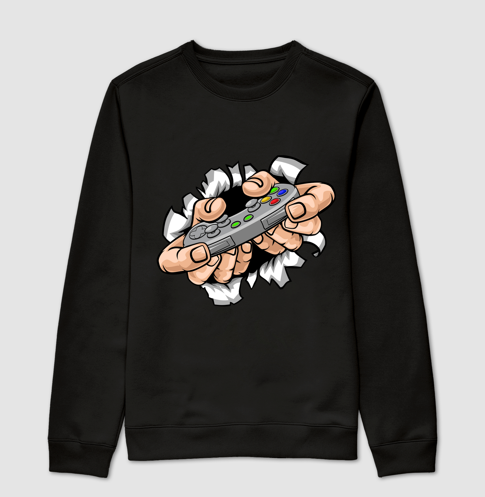 Camiseta Mão Gamer Vintage