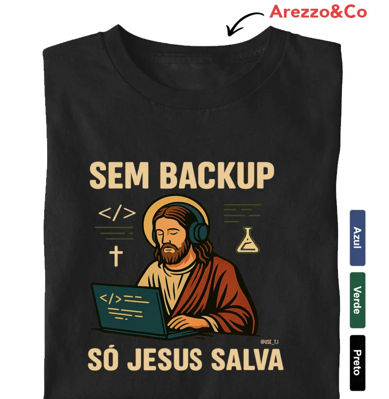 Sem backup, só Jesus salva