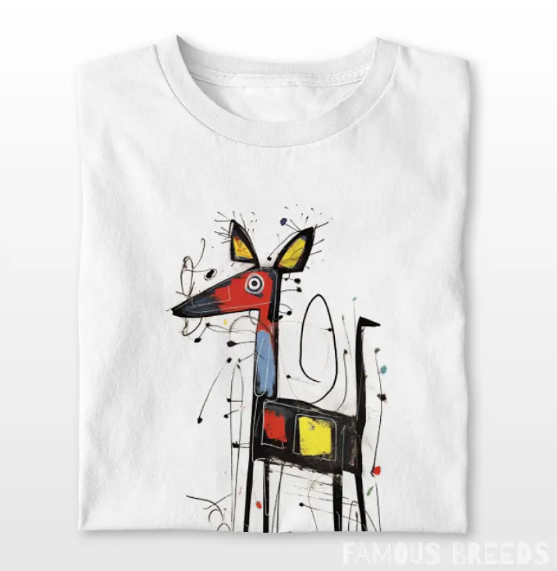 Borzoi Basquiat Style