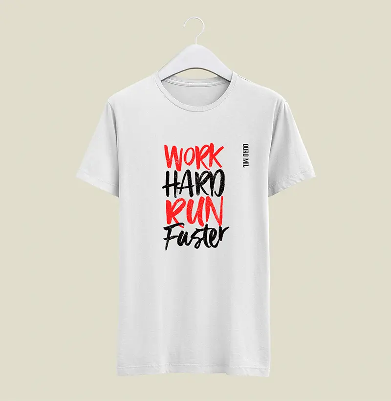 CAMISETA ESTMPADA HARD WORK