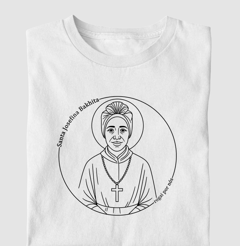 Santa Josefina Bakhita Minimalista