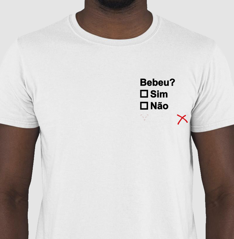 camiseta coleção carnaval - bebeu?