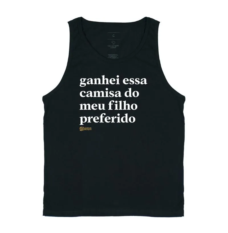Ganhei essa camisa do meu filho preferido