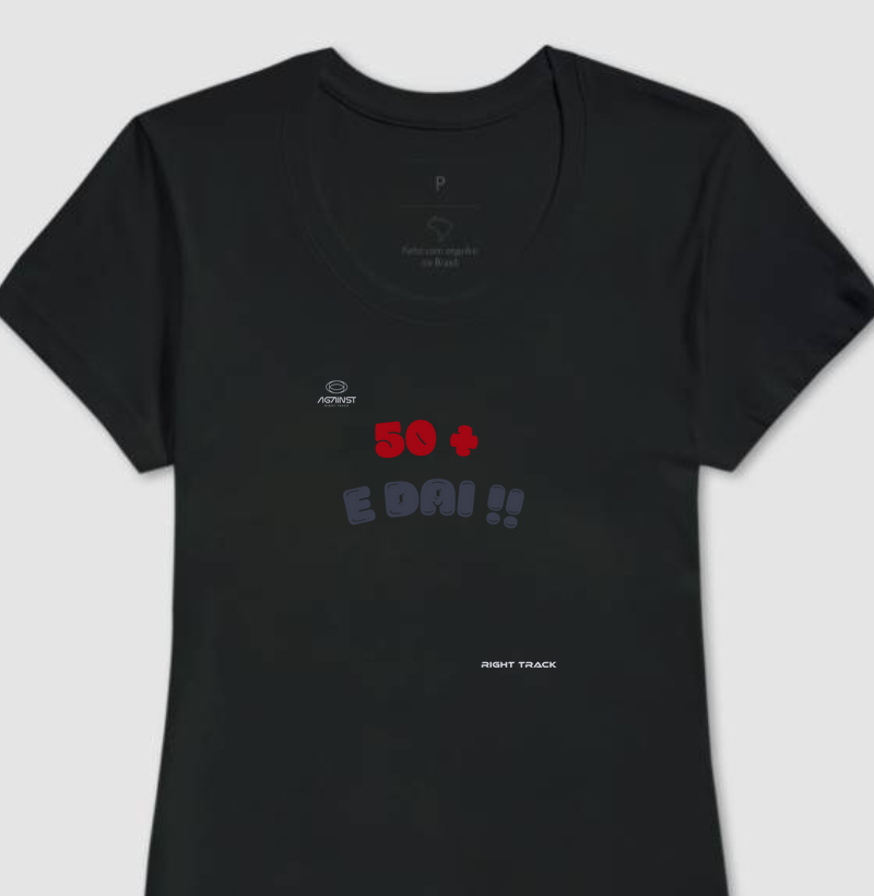 Camiseta 50+ e Dai!!