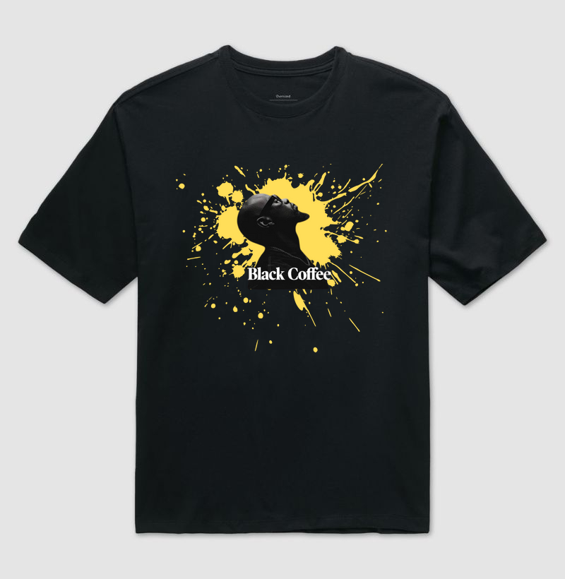 OVERSIZED Black Coffee Splash