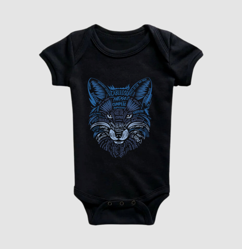 Body Infantil Raposa