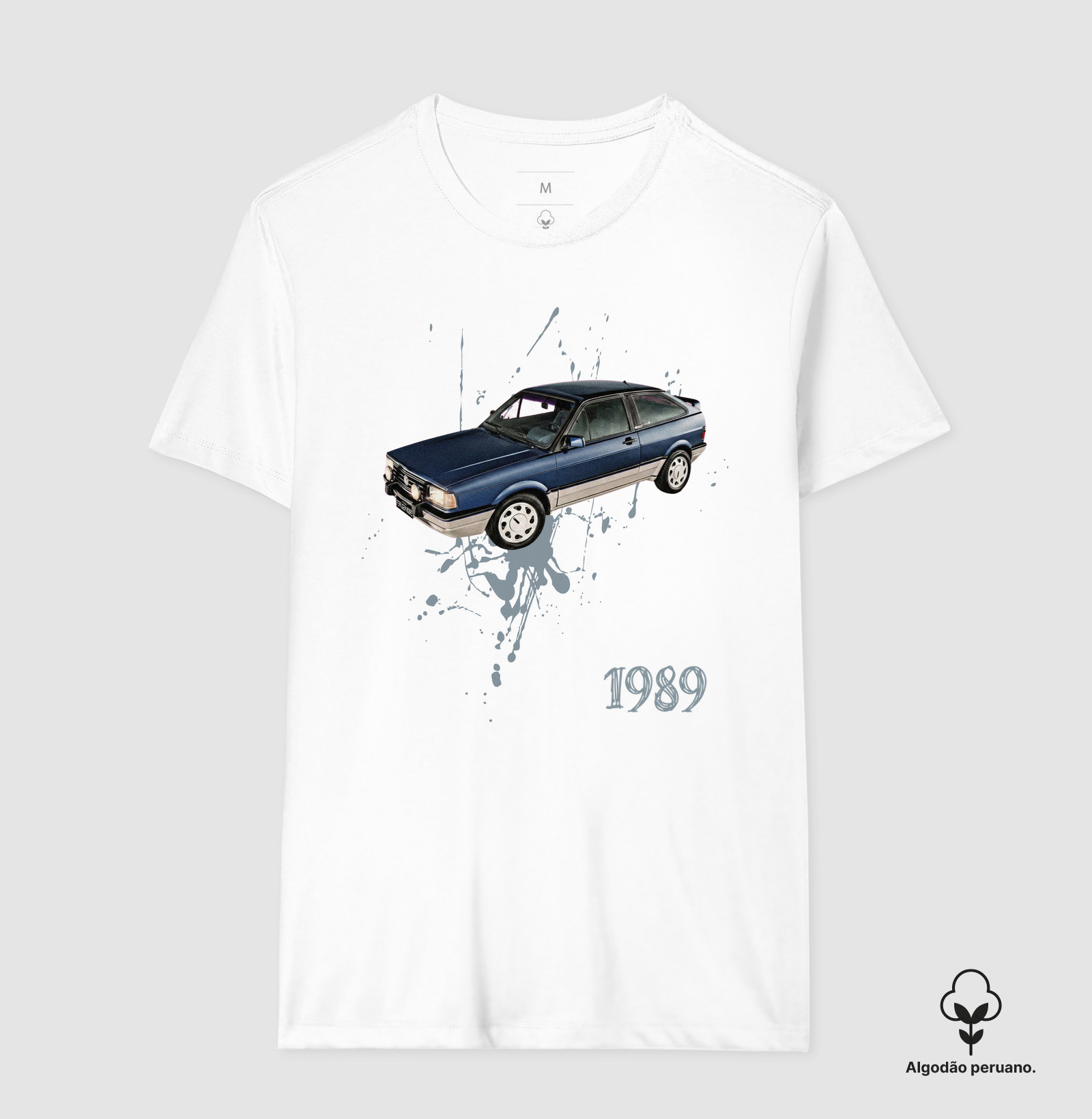 Camiseta VW Gol GTi 1989 – O Primeiro Injeção Eletrônica – Clássicos Nacionais