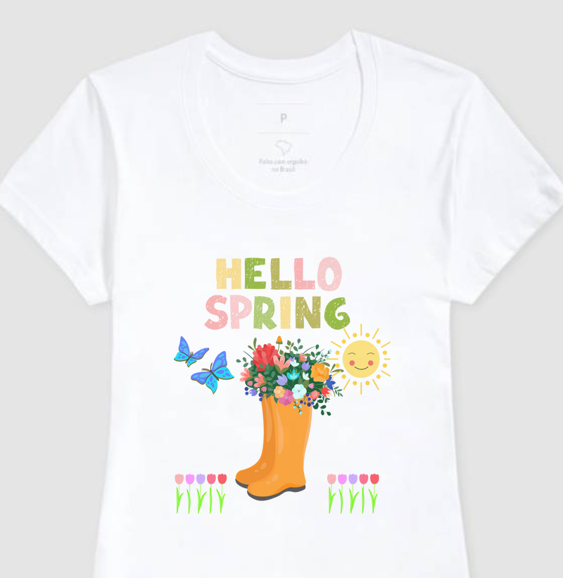T-shirt Coleção Primavera Flores