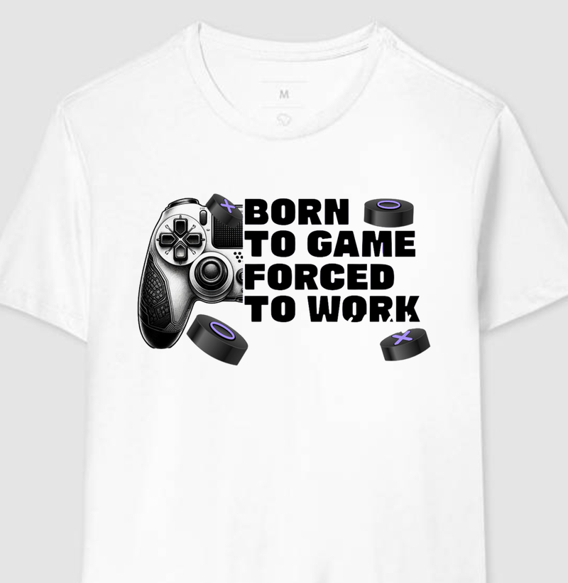 Camiseta Born to Game 