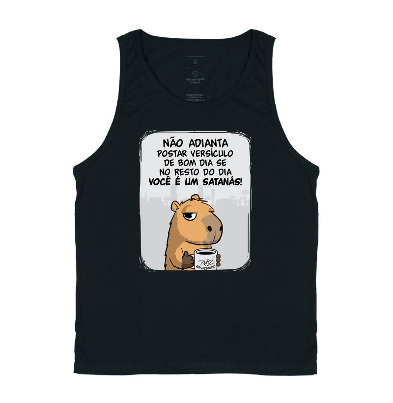 Camiseta Capivara Você é um Satanás