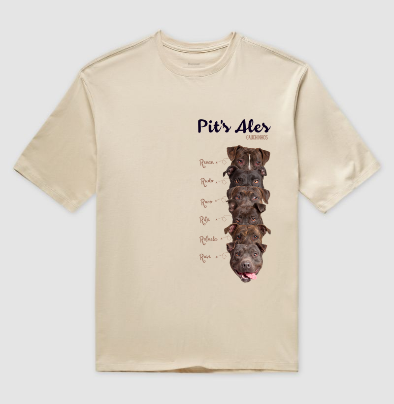 Camiseta Oversized Gauchinhos