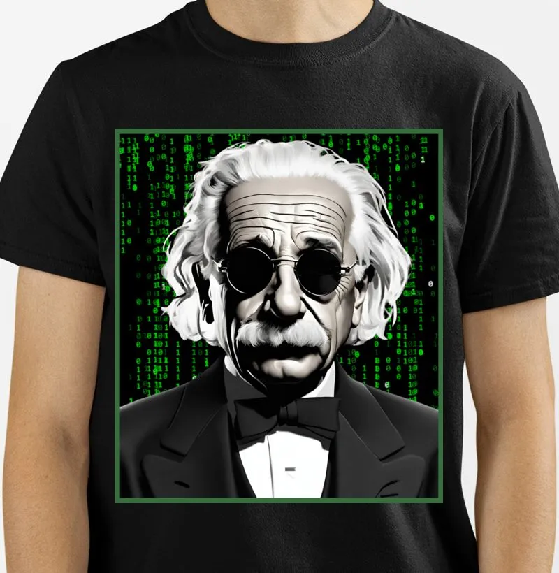 Camiseta Reserva Ink - Einstein na Matrix Einstrix
