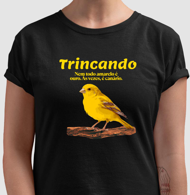 Trincando canário