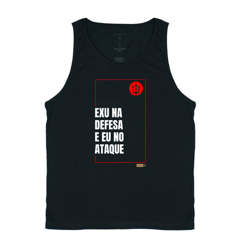 Exu na defesa e eu no ataque