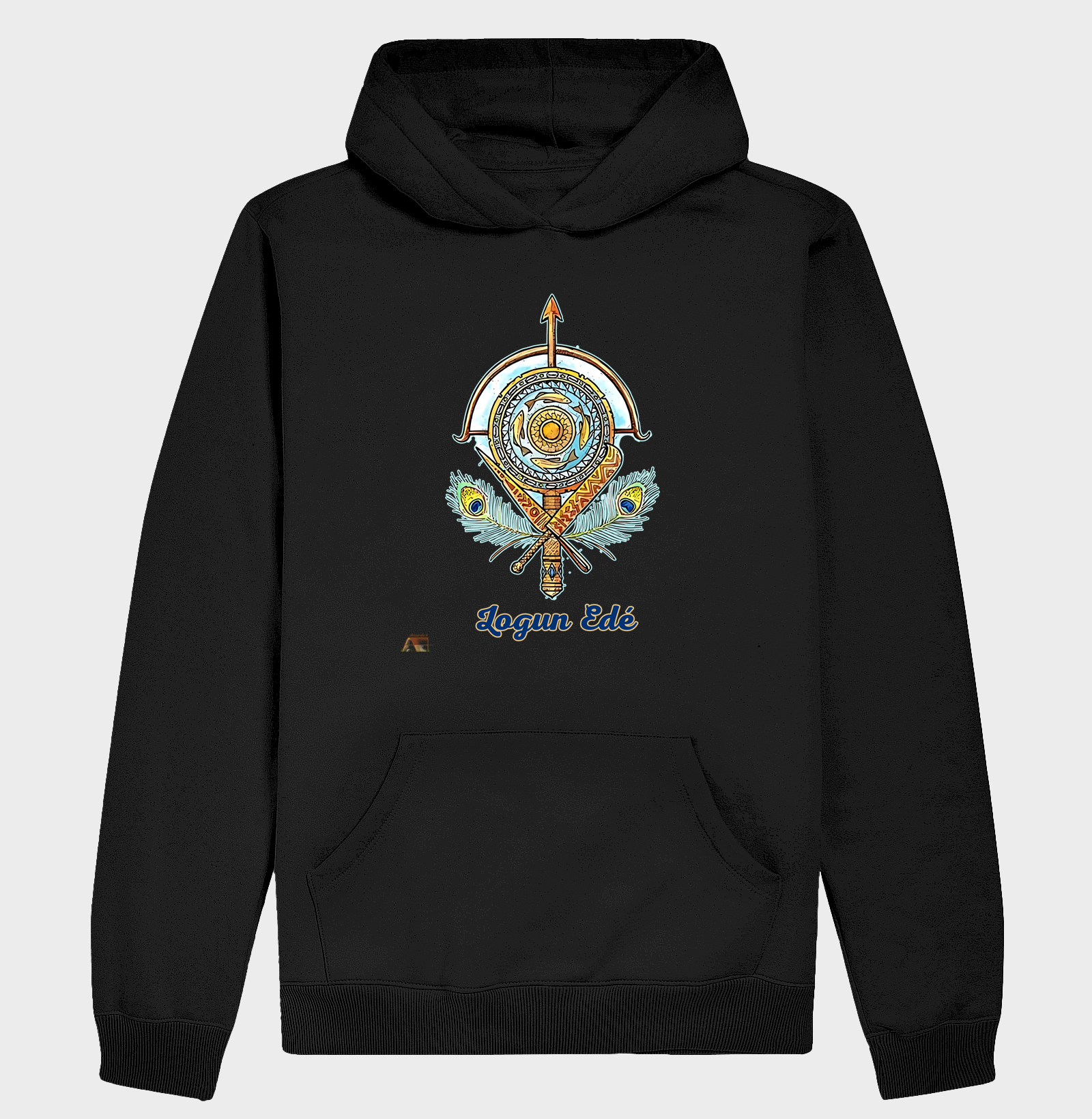 Camiseta Aruanda ê Armas de Logun Edé Dualidade Divina em 100% Algodão 