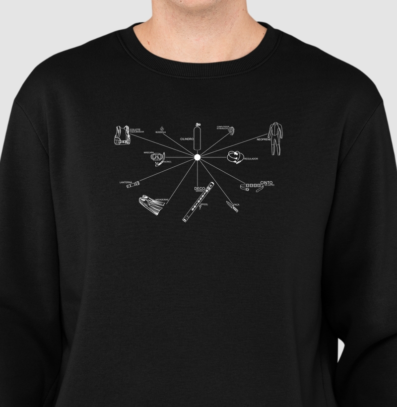 Equipamentos de Mergulho - Fundo Escuro