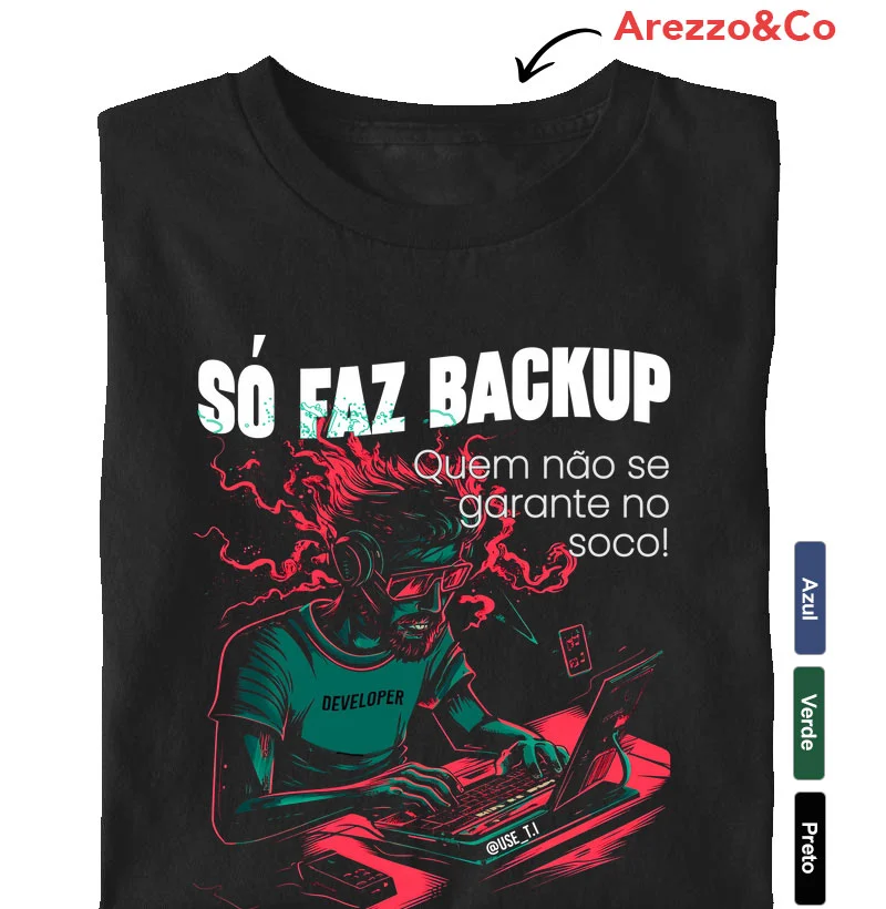 Só faz backup quem não se garante no soco