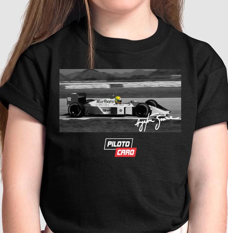 Camiseta infantil Ayrton Piloto Caro