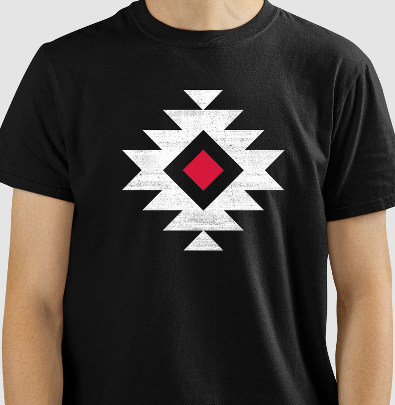Camiseta Estampada Elemento Tribal