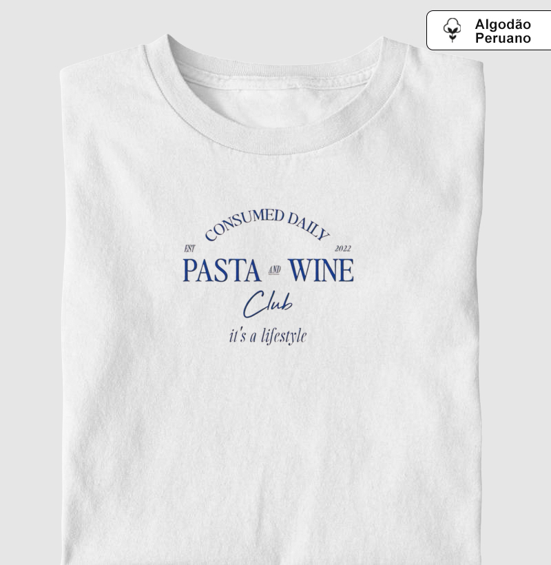 Camiseta Algodão Peruano Pasta Club