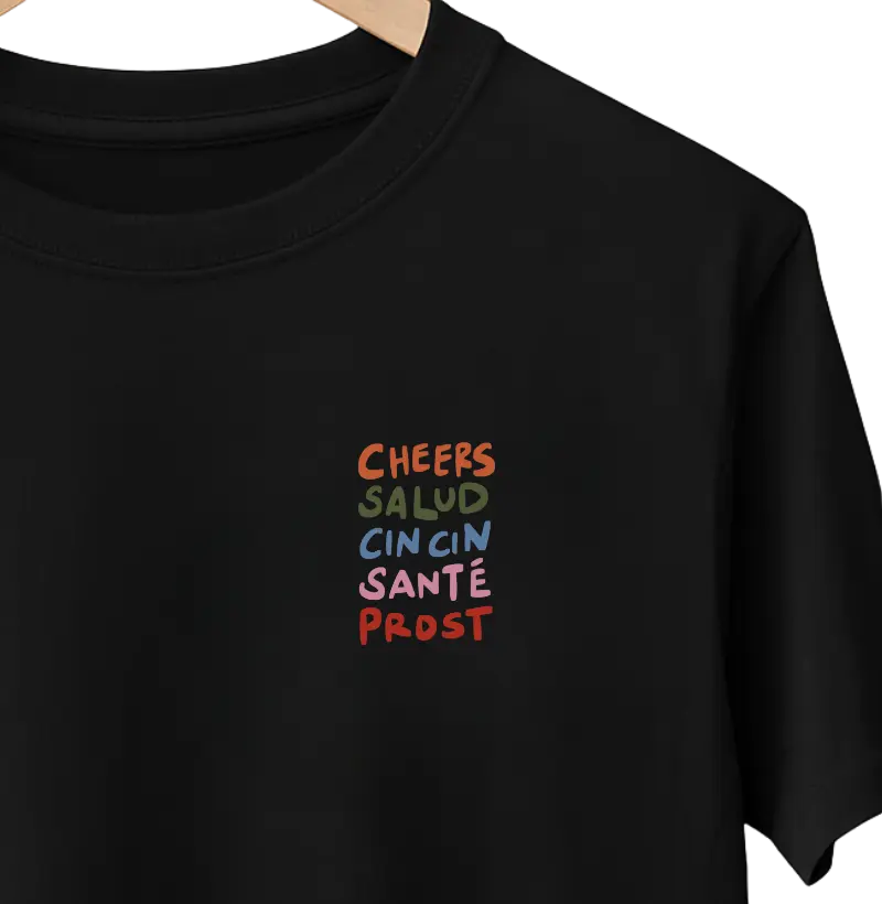 CHEERS, SALUD, CIN CIN, SANTÉ, PROST