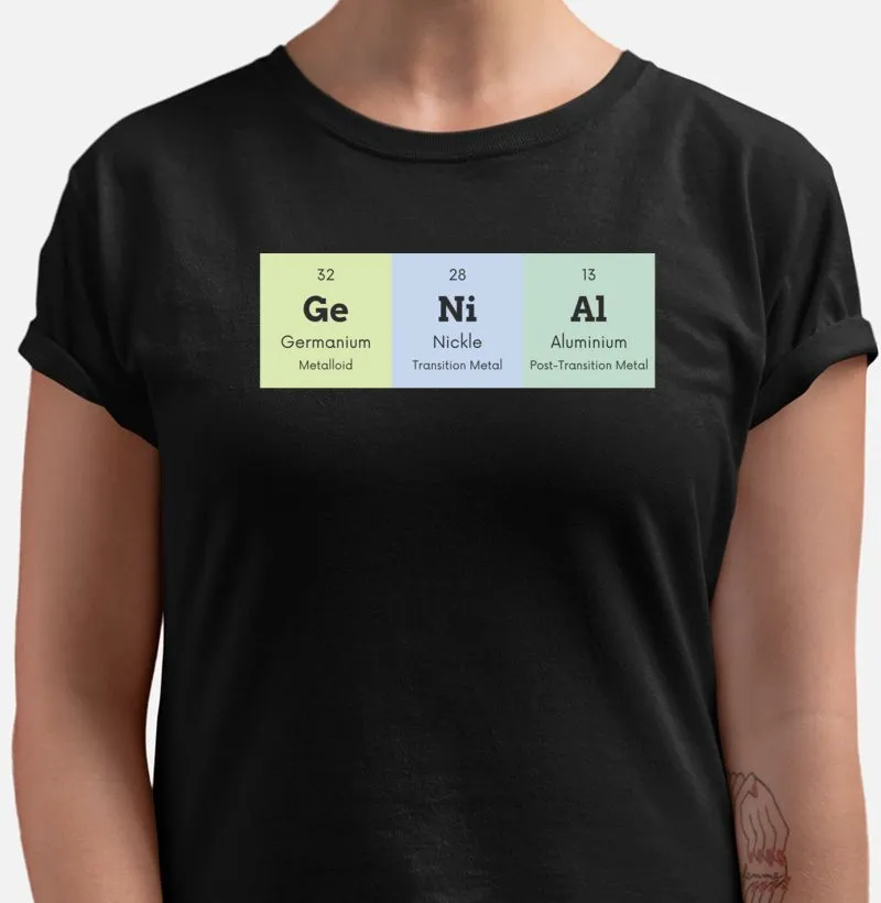 Camiseta Genial Tabela Periódica