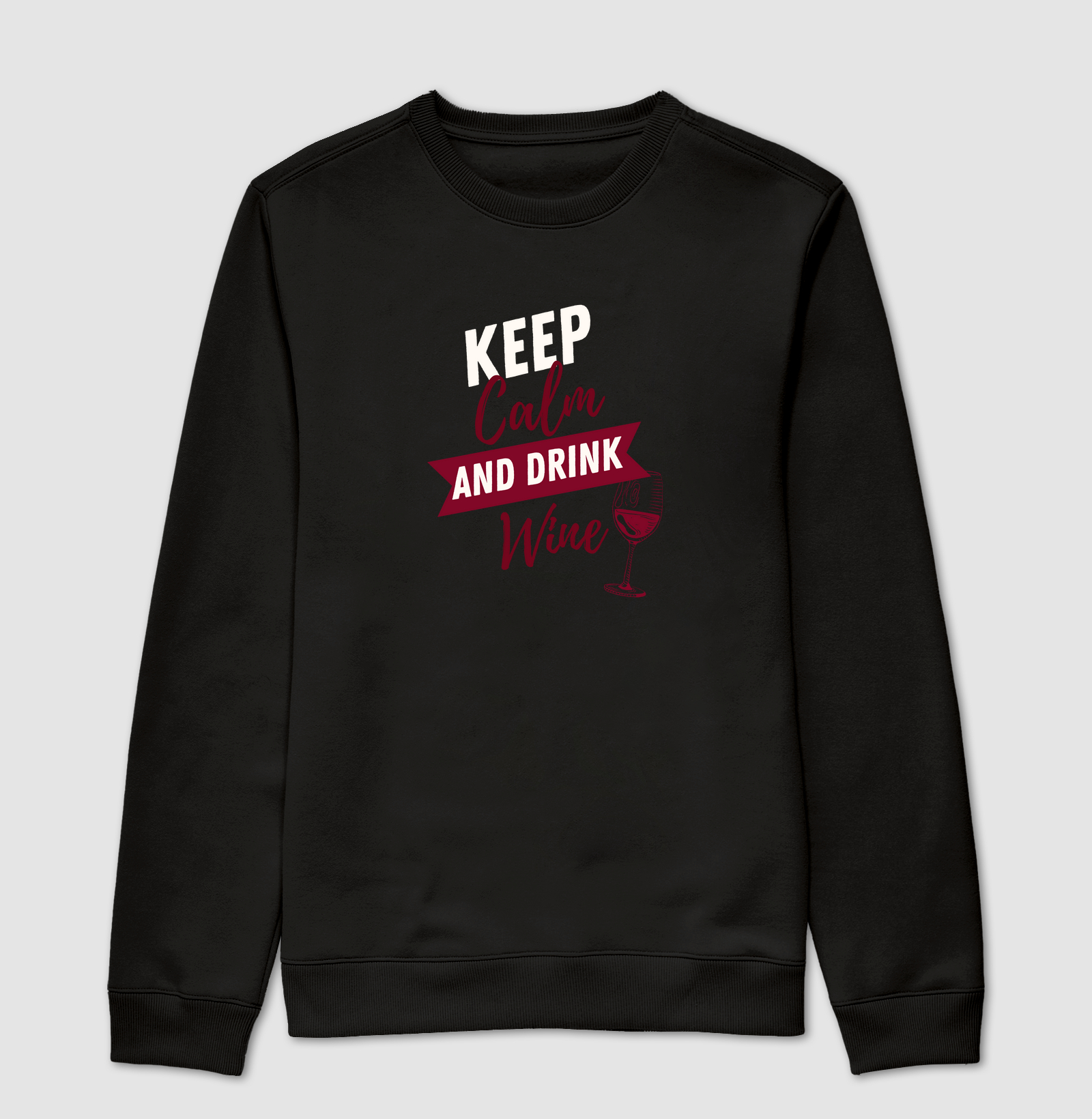 Camiseta Keep Calm and Drink Wine