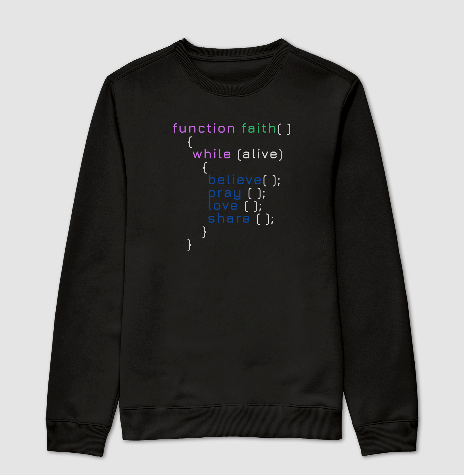 Moletom Cropped - function faith