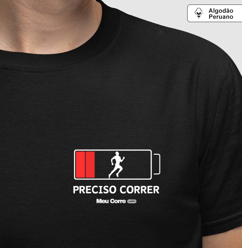 PRECISO CORRER! ALGODÃO PERUANO