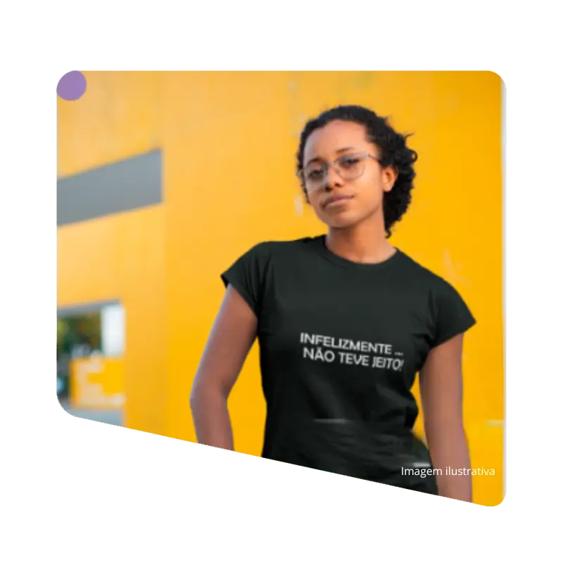 Camiseta não teve  jeito - Cardink