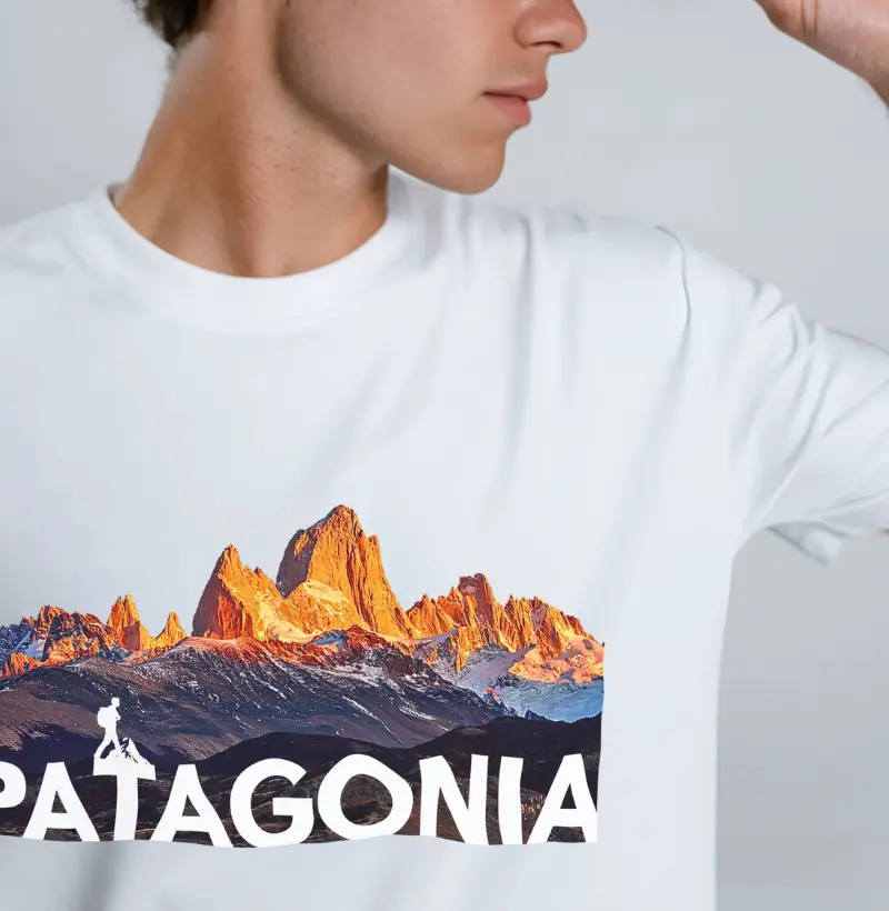 Camiseta Viajante Mochileiro - Patagonia