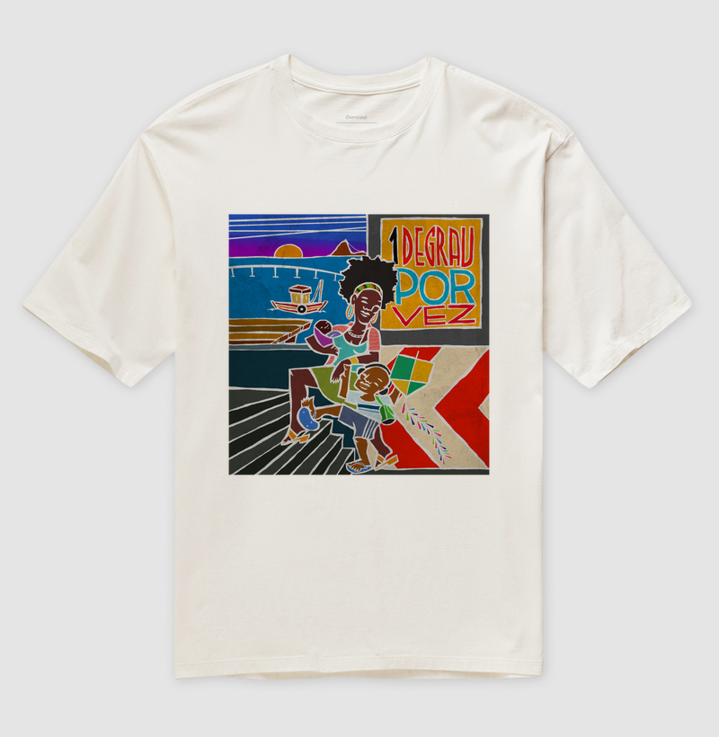 Oversized Collab 1 Degrau por Vez - Basta Acreditar 
