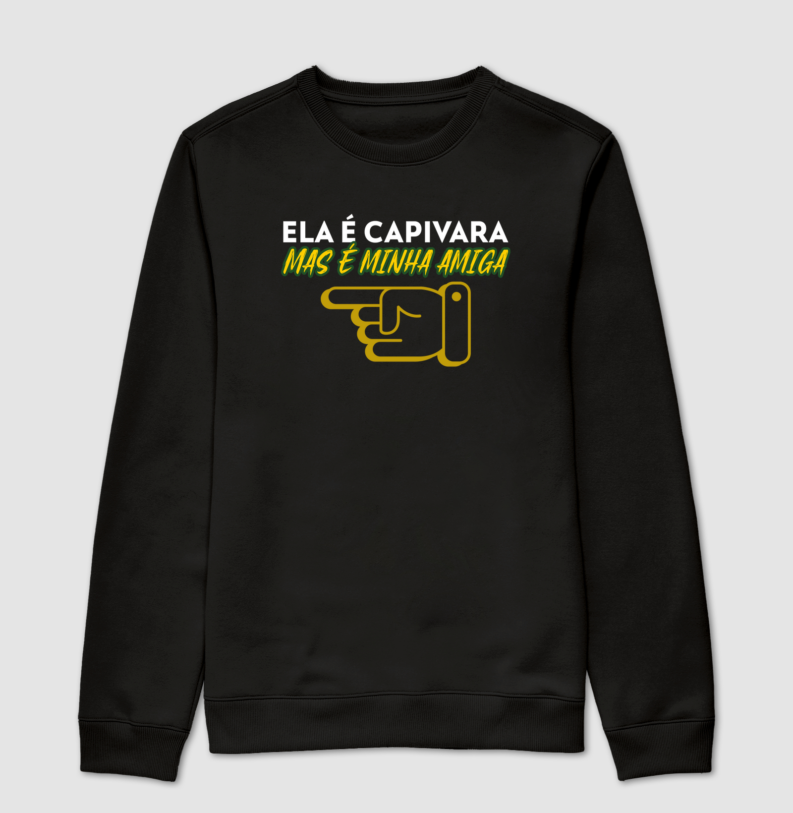 Ela é capivara mas é minha amiga
