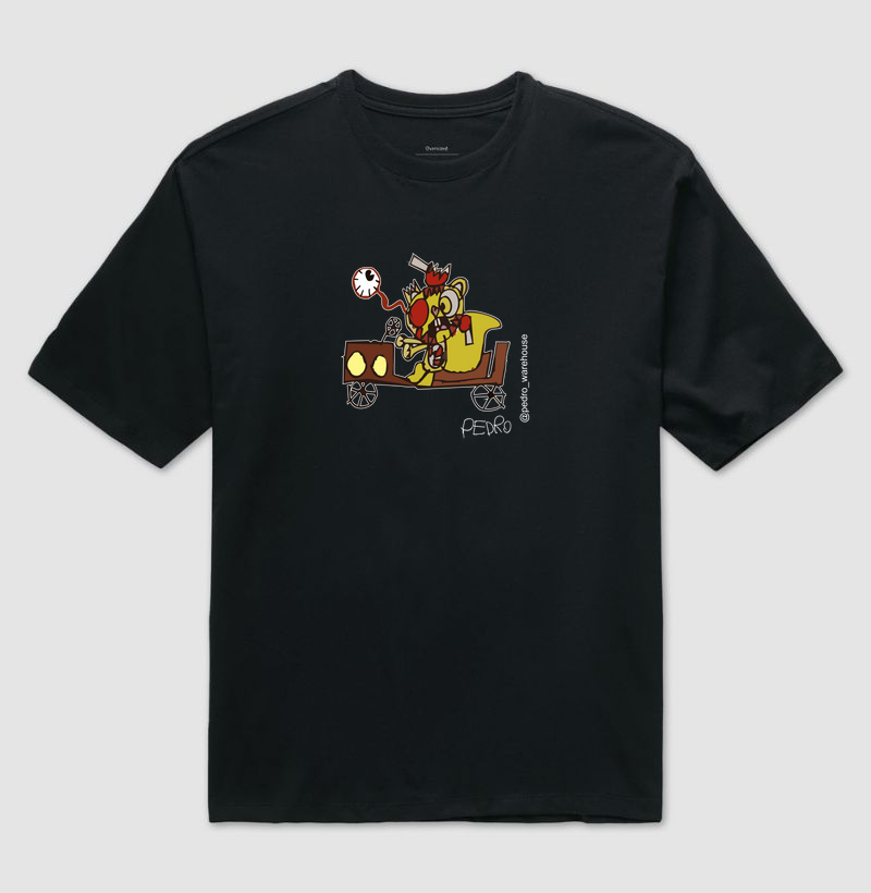 CAMISETA MASC/FEM - ESQUILO BALEADO