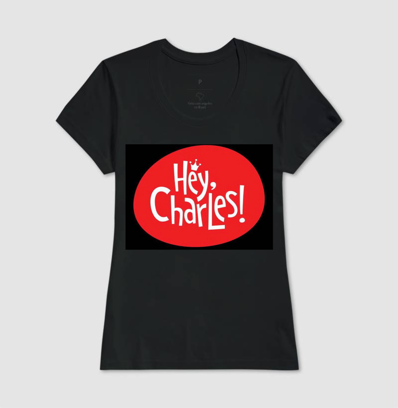camisa banda hey charles feminina