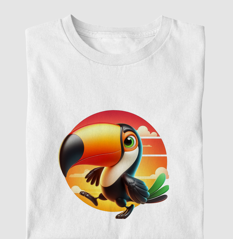 camiseta branca tucano sol