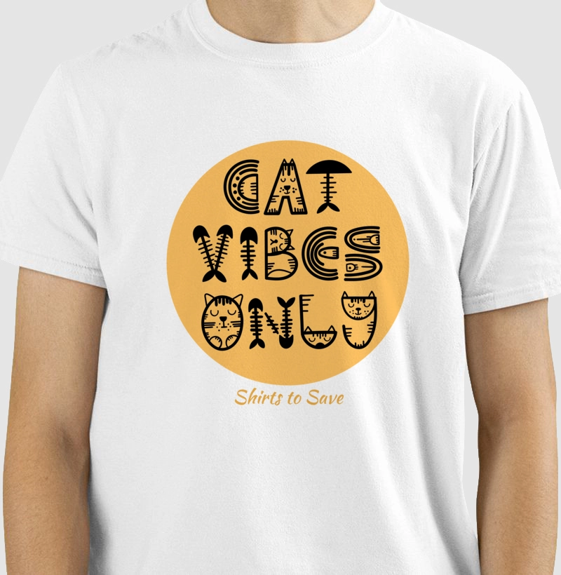 Camiseta Cat Vibes