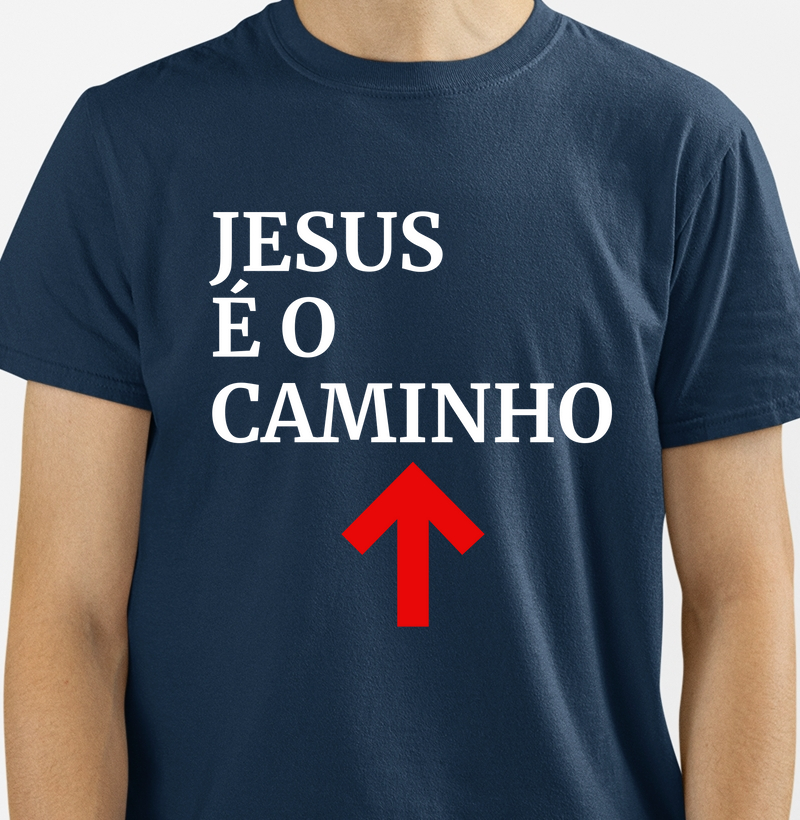 Camiseta Minha Fé Está Lá em Cima – Deus Acima de Tudo