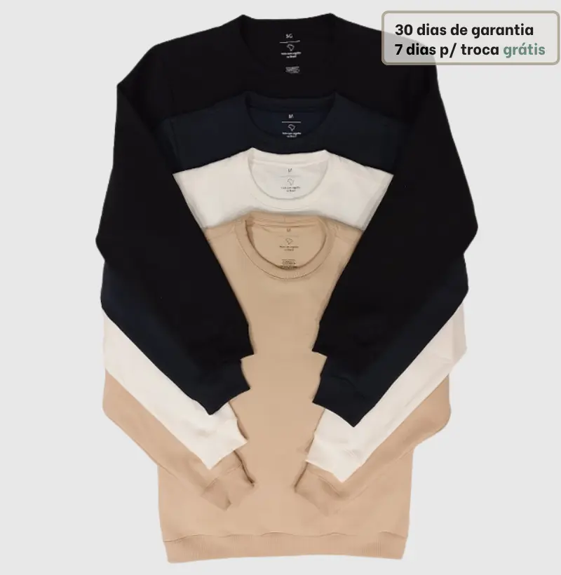 Moletom Sueter Liso