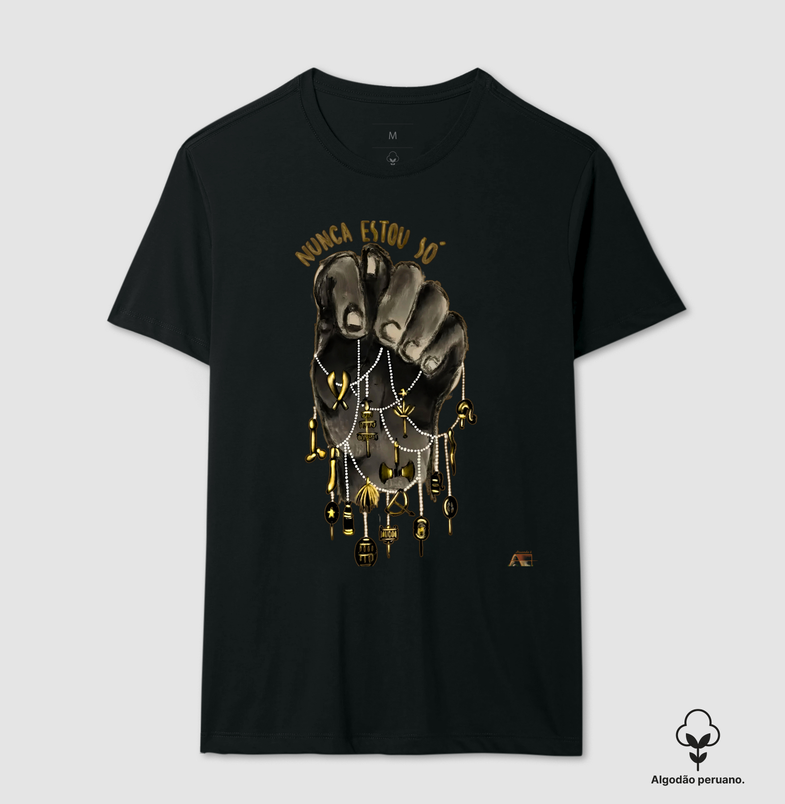 Camiseta 'Nunca estou só
