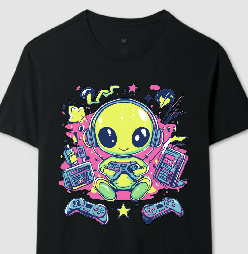 Camisa alien gamer 3