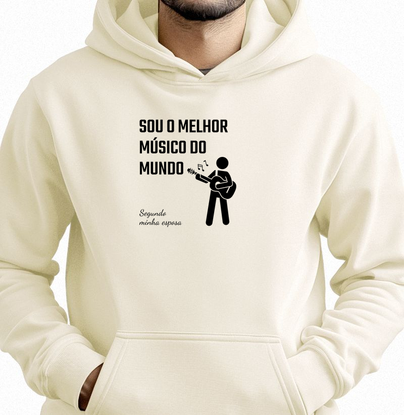 Camisa "Sou o melhor músico do mundo - segundo minha esposa"