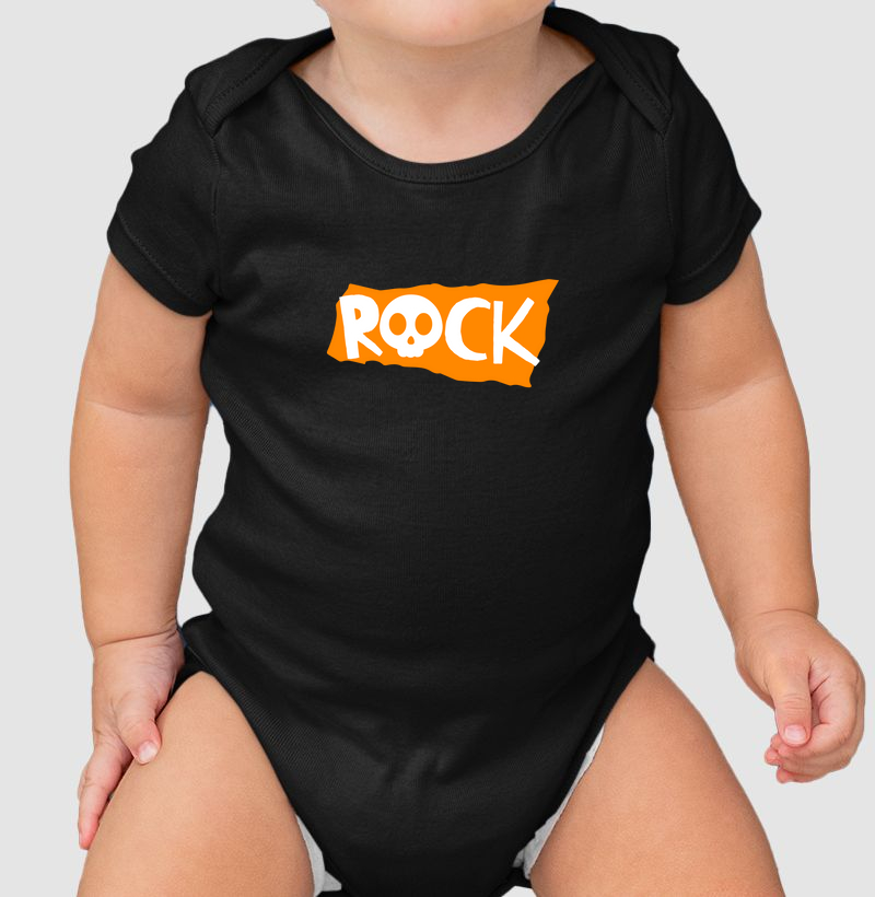 Body Infantil Rock Minimalista