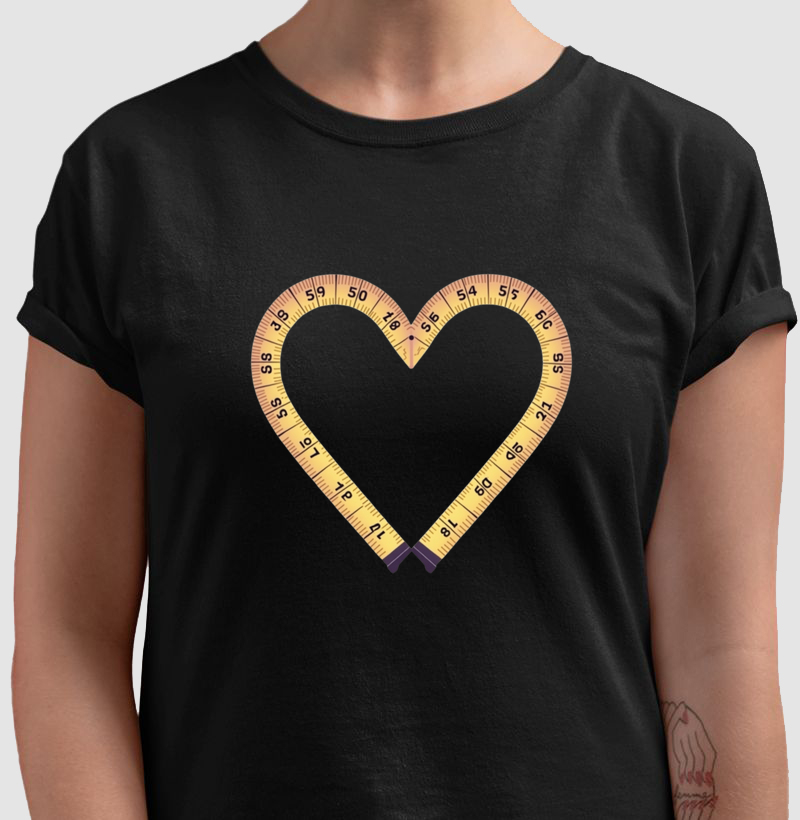 Camiseta medida do afeto