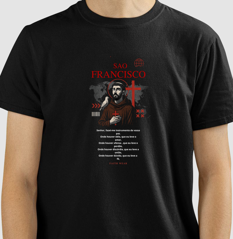 Camiseta São Francisco de Assis