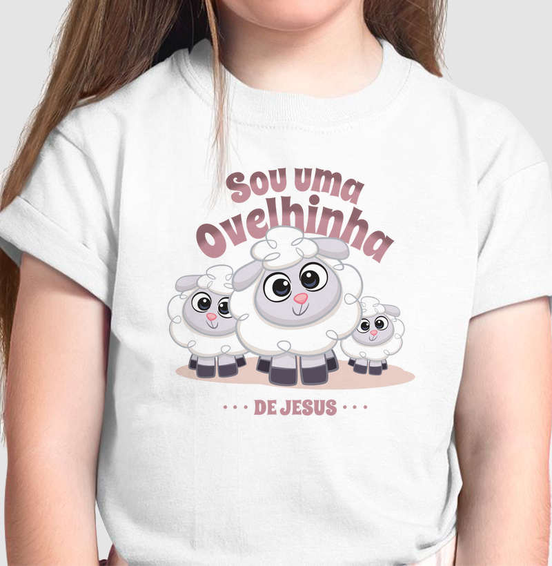 Camiseta Infantil Sou uma Ovelhinha