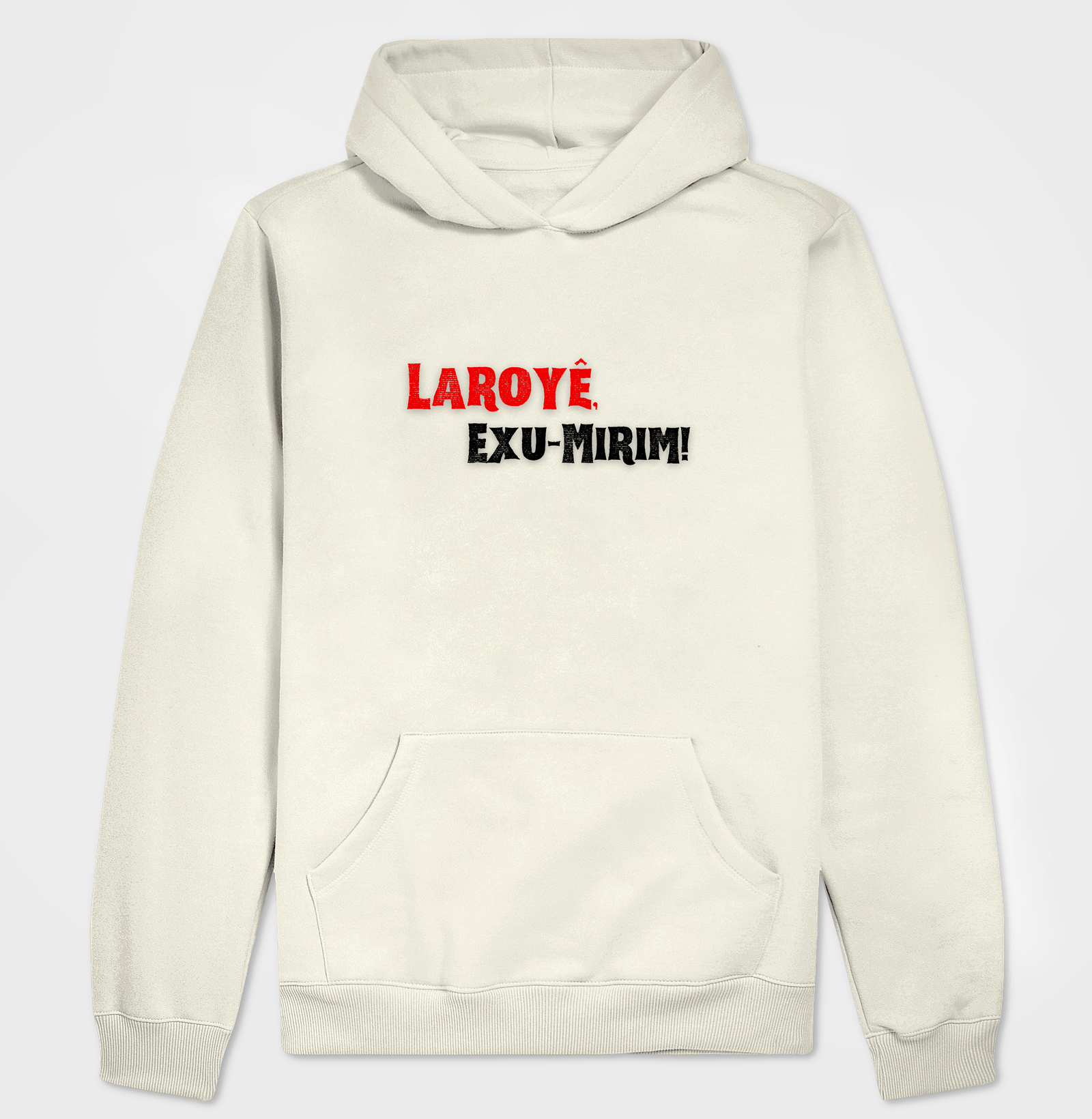 Exu-Mirim - Saudação - Moletom Hoodie Branco