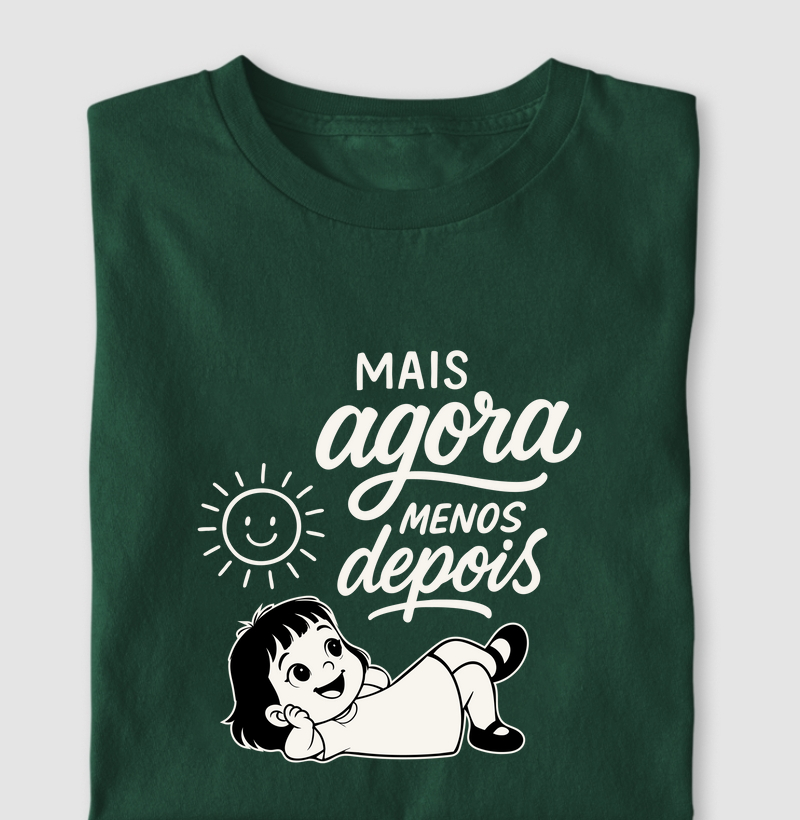 Camiseta Mais vida no agora