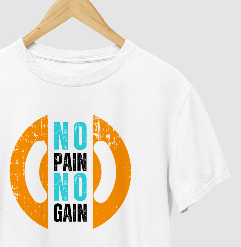 Camiseta Fawk - No Pain No Gain